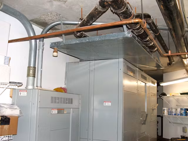 Piping directly over switchboard