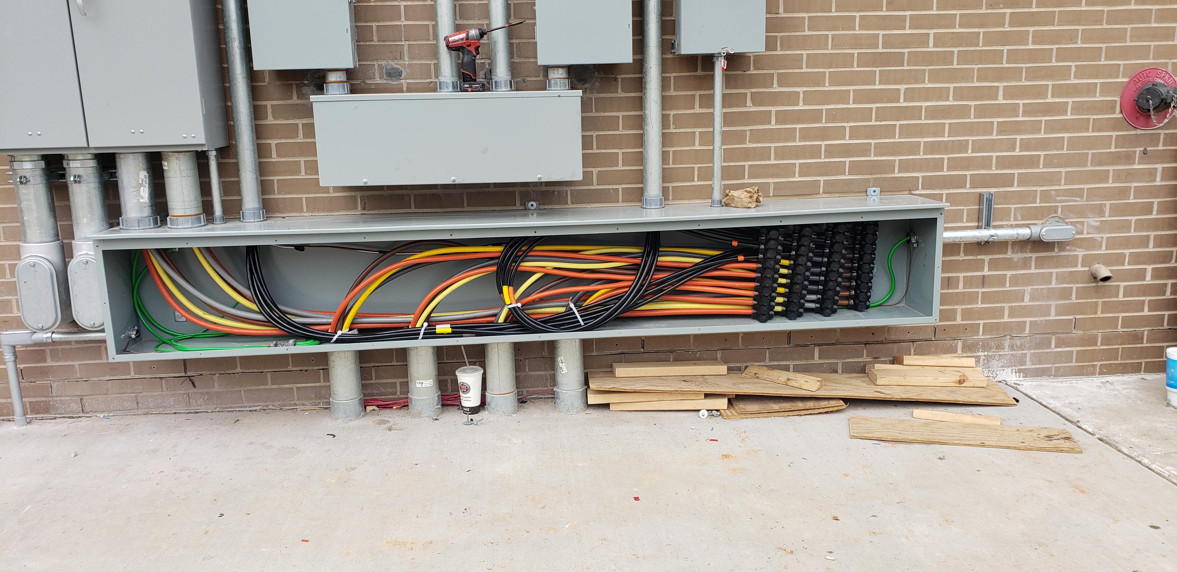 Panel gutter