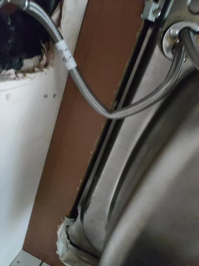 Crushed flexible conduit