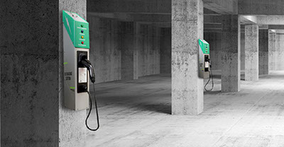 Wall-mounted EVSE