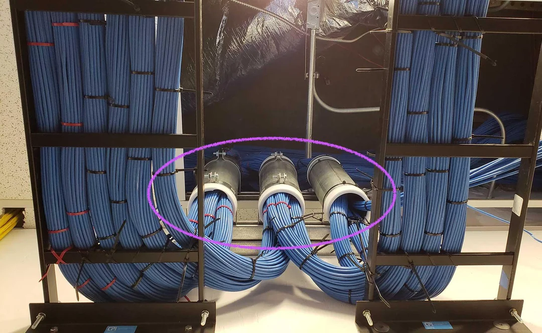 Multiple small LV cables in conduit