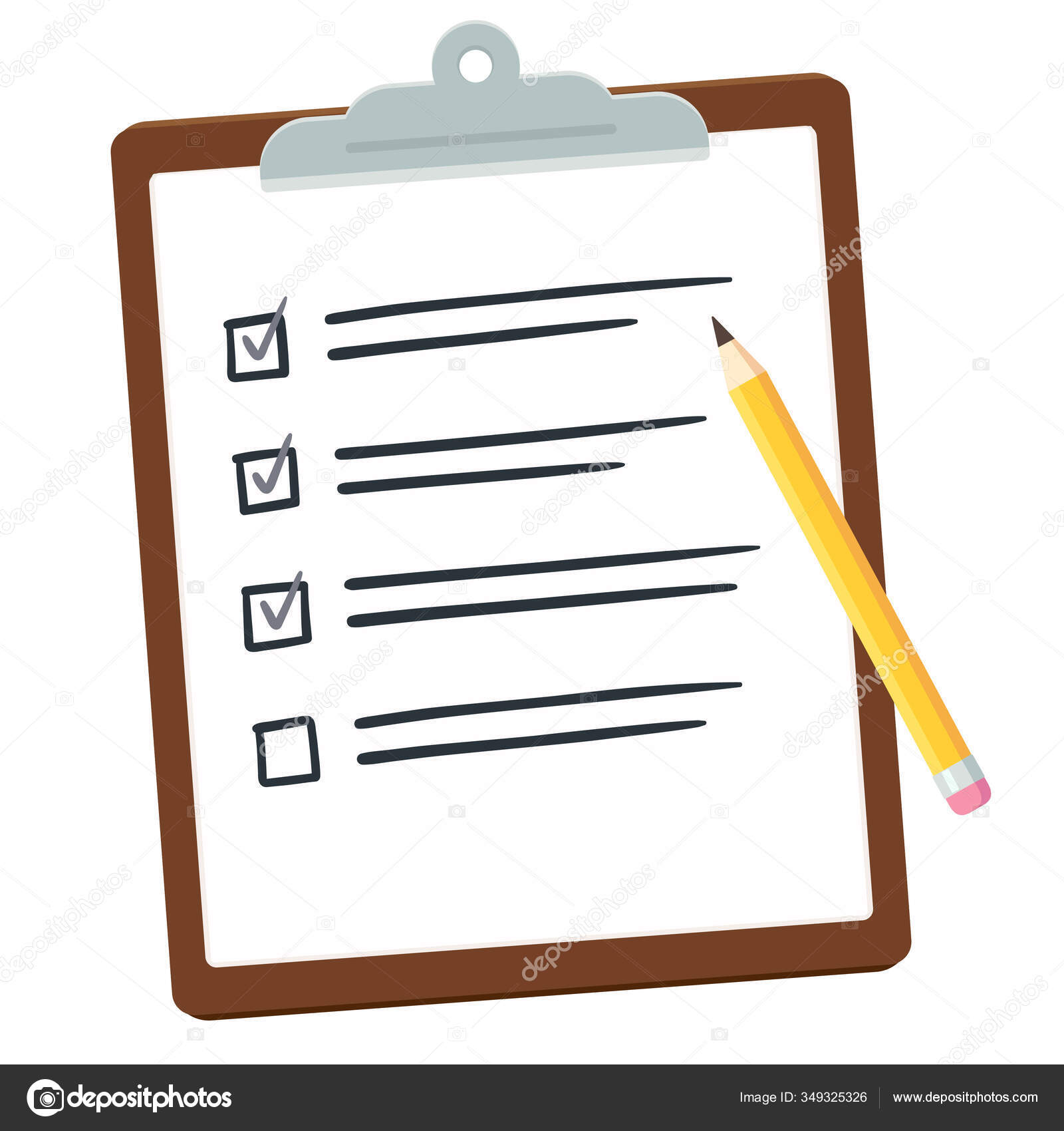 Checklist clipboard